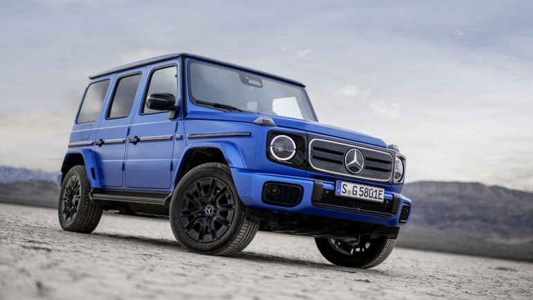 Mercedes Electrifies the G-Wagon – Introducing the All-Electric 2025 Mercedes-Benz G 580 with EQ Technology