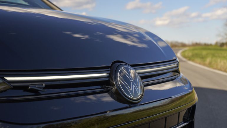 VW Golf R Spotted With Audi Five Cylinder Power Signaling Most Powerful Golf Yet