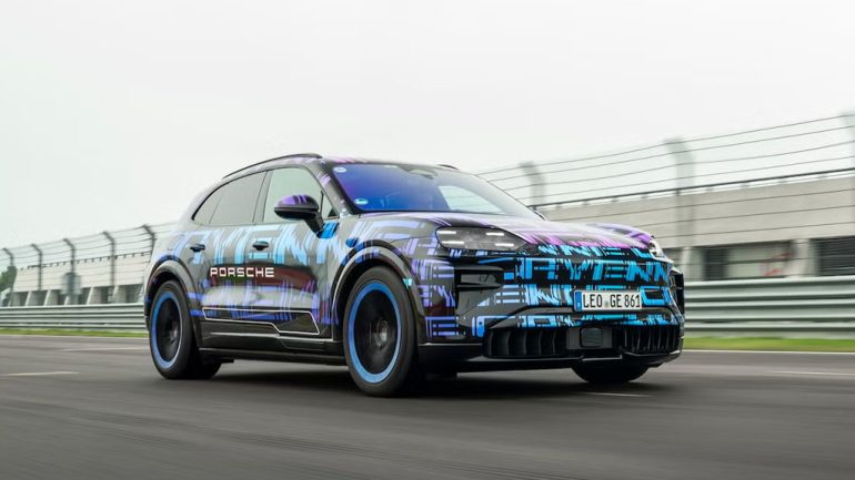 New Porsche Cayenne Electric Preview Brings Smarter Screens and Clever Battery Tech