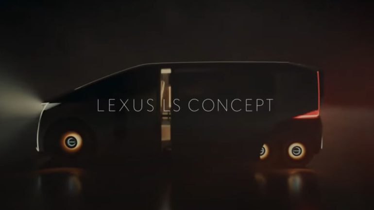Lexus Teases Six-Wheel LS Minivan and We Are Intrigued