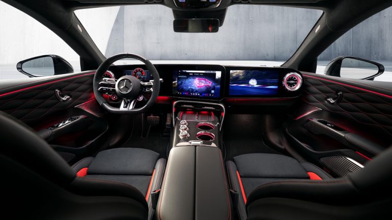 2027 Mercedes-AMG GT 4-Door Interior Preview Shows a High-Tech Cabin With Real Performance Intent