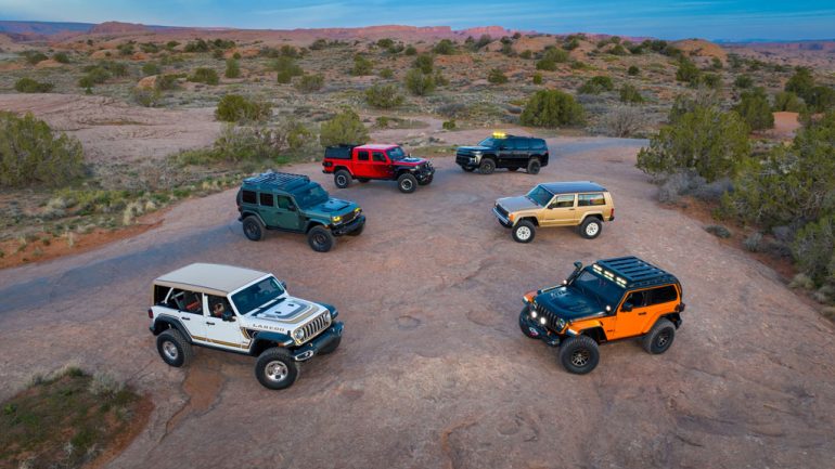 Jeep’s 2026 Moab Concepts Bring Back Vintage Style With a Restomod XJ and Retro Wranglers