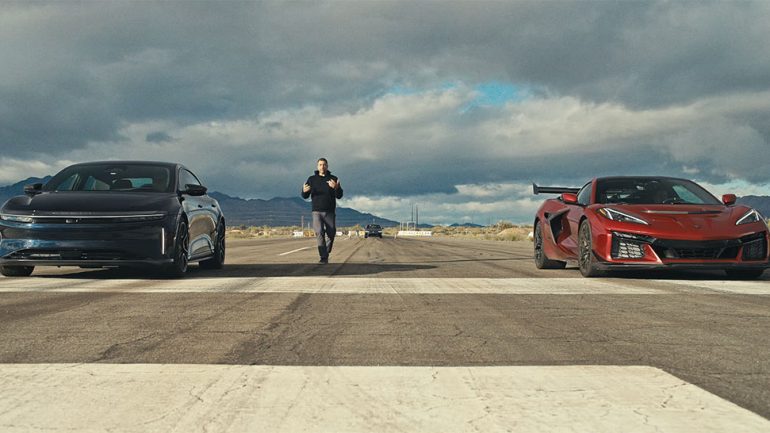 Corvette ZR1X Takes Aim at the Lucid Air Sapphire in a Wild Real World Drag Race