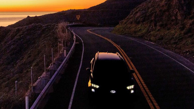 Subaru Teases a 420-HP Family EV SUV Ahead of New York Auto Show Debut