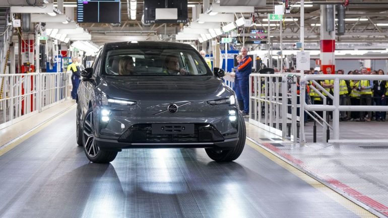 Volvo EX60 Production Begins in Sweden as Electric SUV Demand Builds Fast