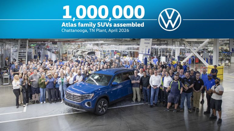 Volkswagen Hits 1 Million Atlas SUVs in Chattanooga as the Family Hauler Enters Its Next Era