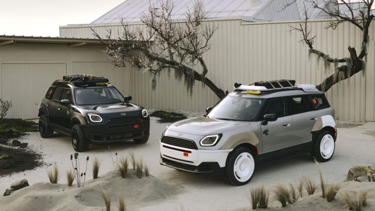 Mini Countryman Vagabund Concepts Turn Festival Style Into a Rolling Sound System