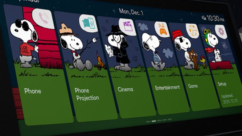 Hyundai Expands Bluelink Customization With FIFA World Cup and PEANUTS Themes