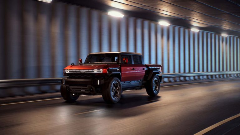 GMC Hummer X Concepts Shrink the Giant EV Formula Into a More Appealing Off-Road Package