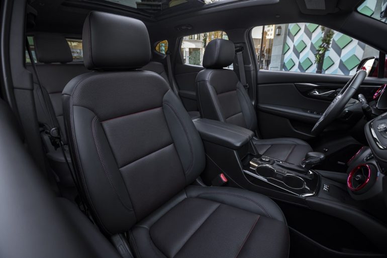 2026 Chevrolet Blazer RS front seats