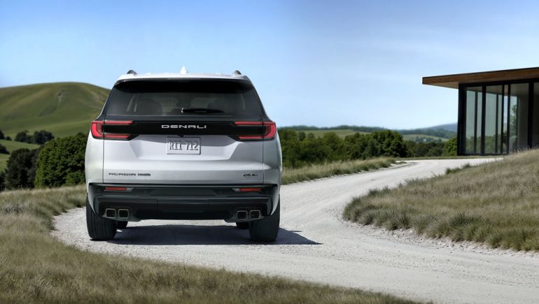 2026 gmc acadia Denali rear