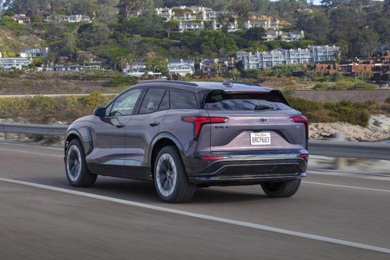 2026 Chevrolet Blazer EV RS rear