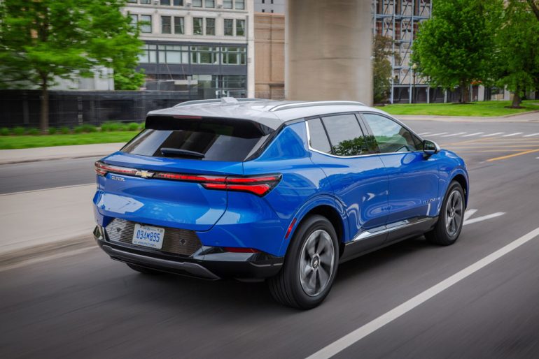 2026 Chevrolet Equinox EV 3LT rear