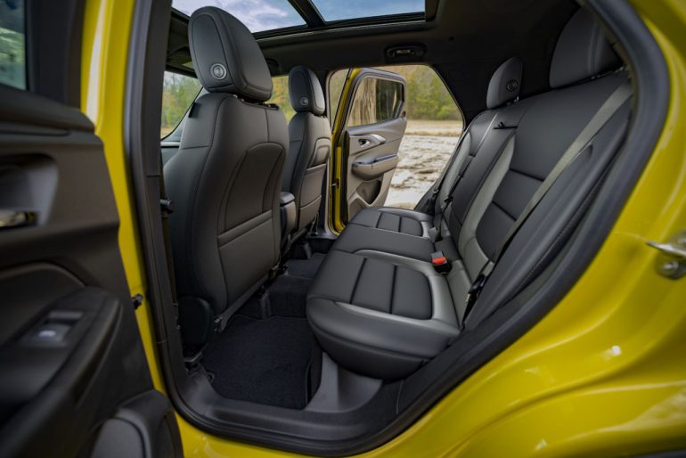 2026 Chevrolet Trailblazer ACTIV back seats