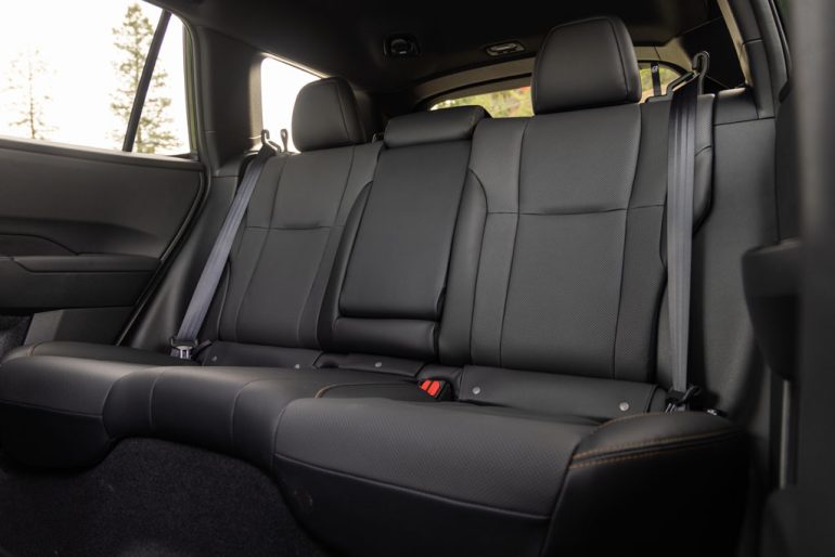 2026 Subaru Outback wilderness back seats