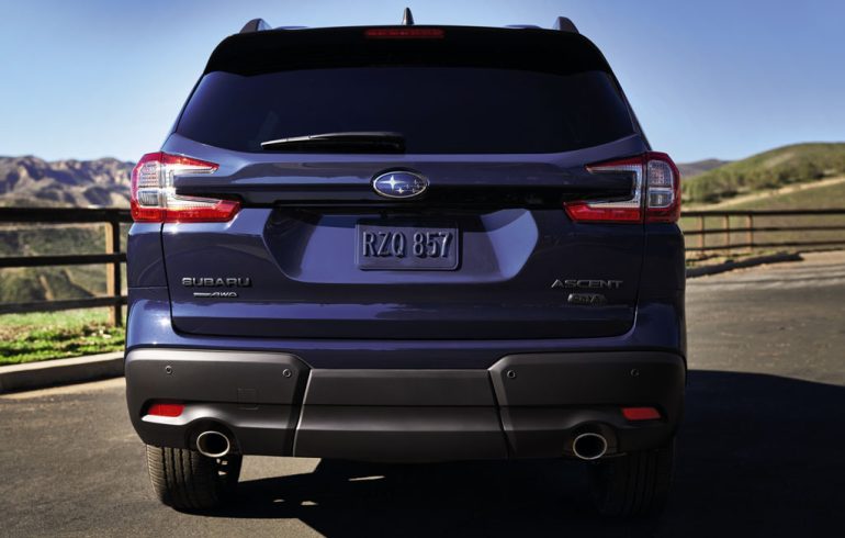 2026 subaru ascent rear