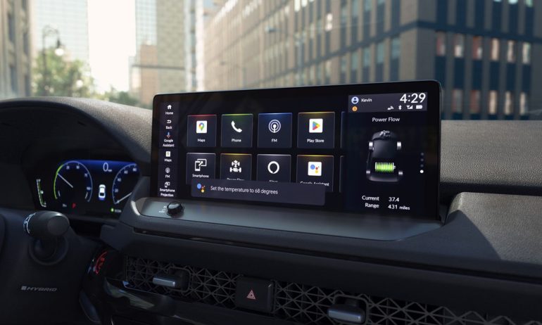 Honda Accord touchscreen
