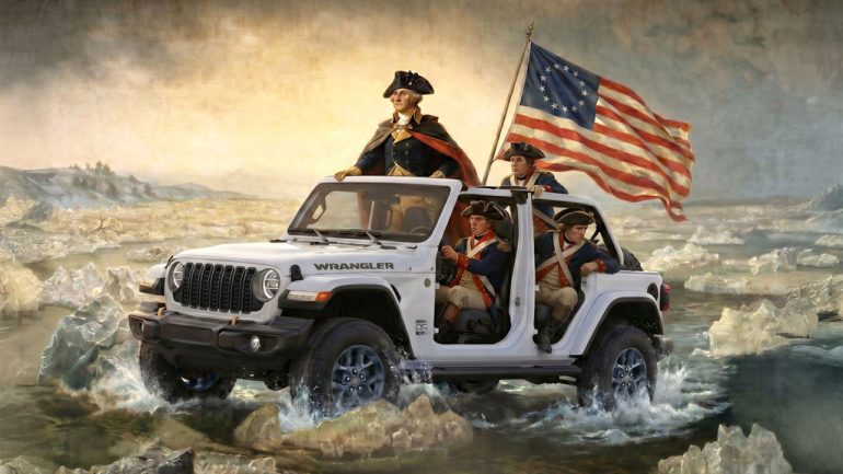 Jeep’s World Cup Wrangler Giveaway Has a Hilarious George Washington Catch