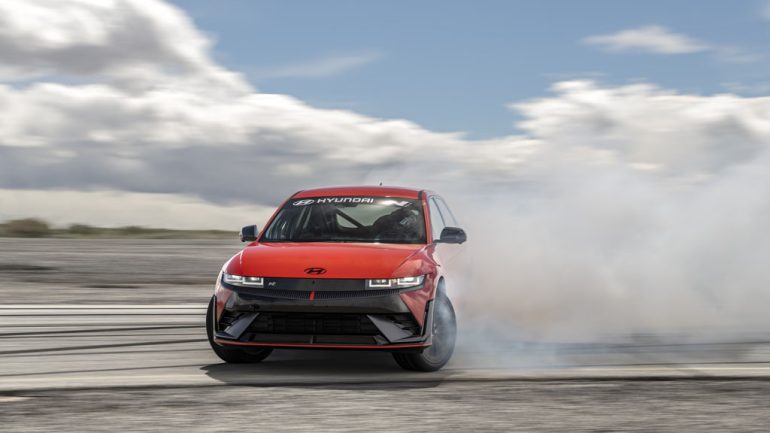 Hyundai’s Next Electric N Cars Could Get Even Wilder With Fake Idling, Backfires, and More Driver Feel