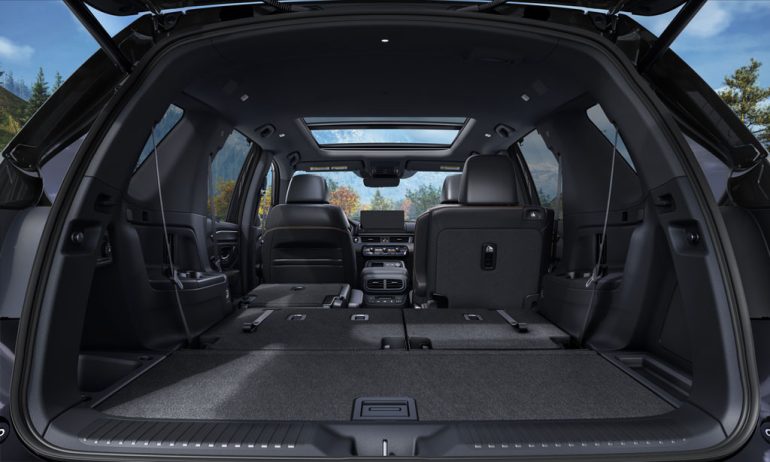 2026 Honda Pilot TrailSport cargo