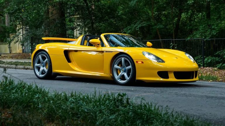 Fayence Yellow Porsche Carrera GT Auction Shows How a $448,300 Supercar Could Become a $5 Million Investment