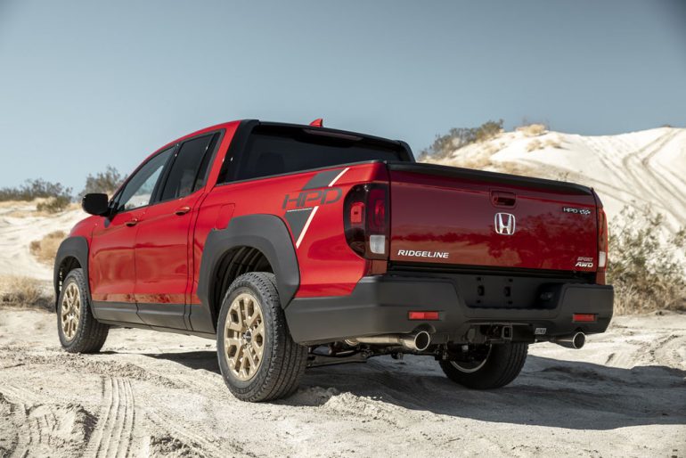 2026 Ridgeline Sport with HPD Package rear