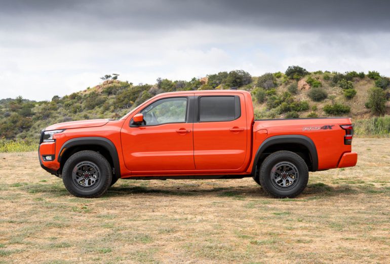 2026 Nissan Frontier side