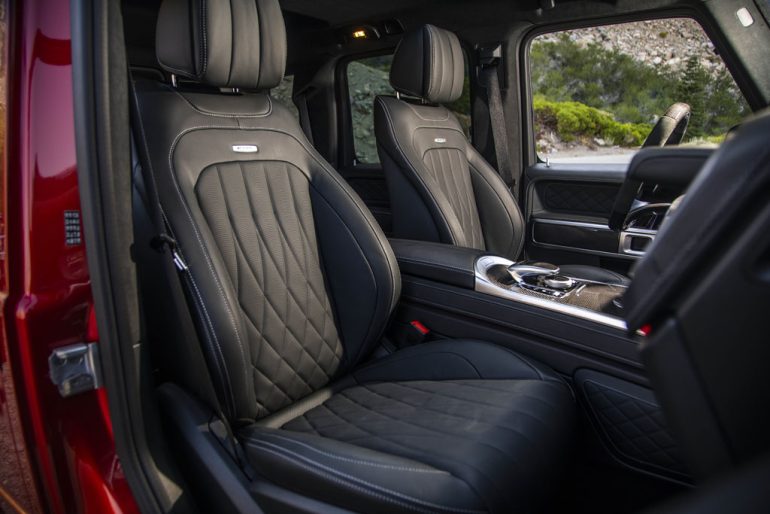2026 Mercedes-AMG G63 front seats