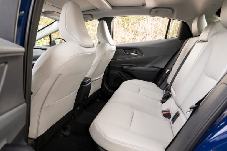 2026 toyota prius back seats