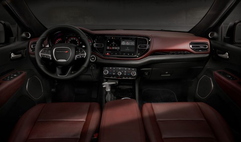 2026 Dodge Durango Citadel Interior (Ebony Red): The wide interi