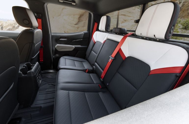2026 GMC Canyon at4x edition 1 back seats