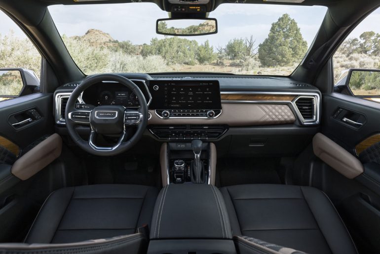 2026 GMC Canyon Denali dashboard