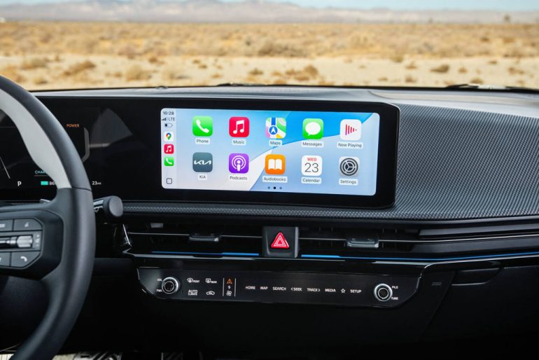 2026 Kia EV6 touchscreen apple carplay