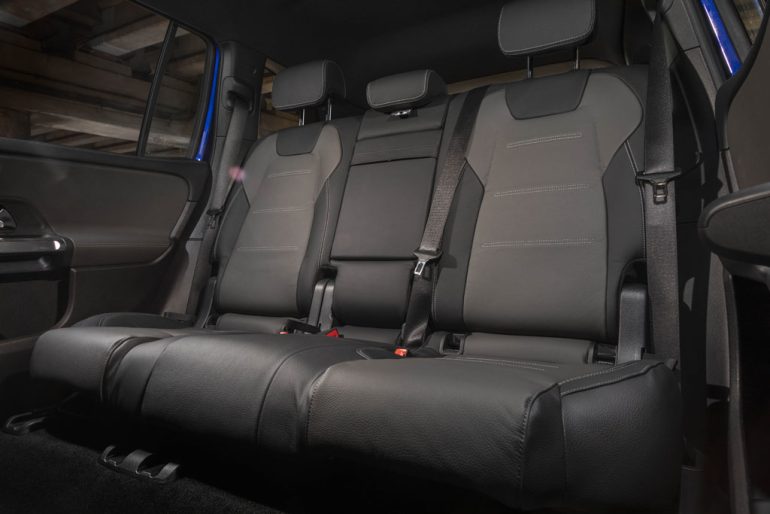 2026 Mercedes-Benz GLB rear seats