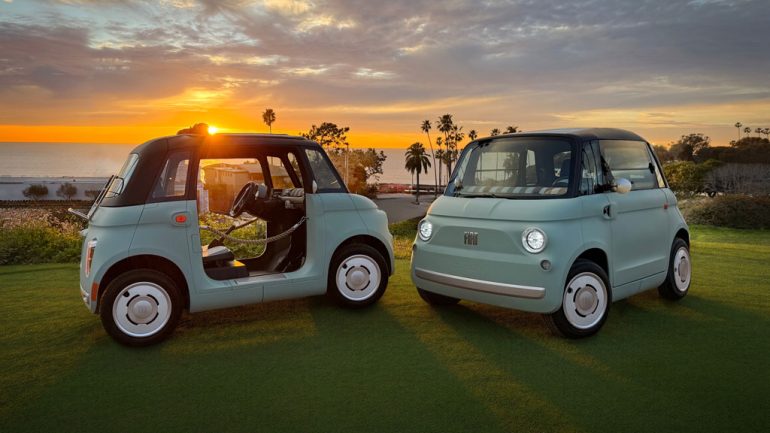 Fiat Topolino Officially Goes on Sale in the U.S. as a Tiny $14,985 Electric Runabout