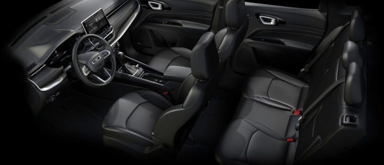 2026 Jeep® Compass High Altitude spacious, modern interior with