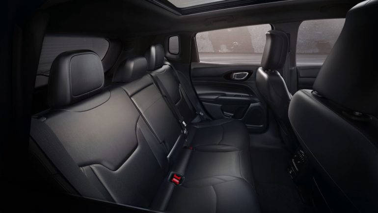 The 2026 Jeep® Compass offers heated second-row seats on Trailh