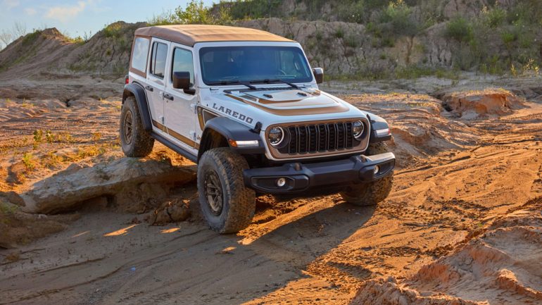 2027 Jeep Wrangler Laredo Brings Back a Classic Name With Southwest Style and 35-Inch Tire Capability