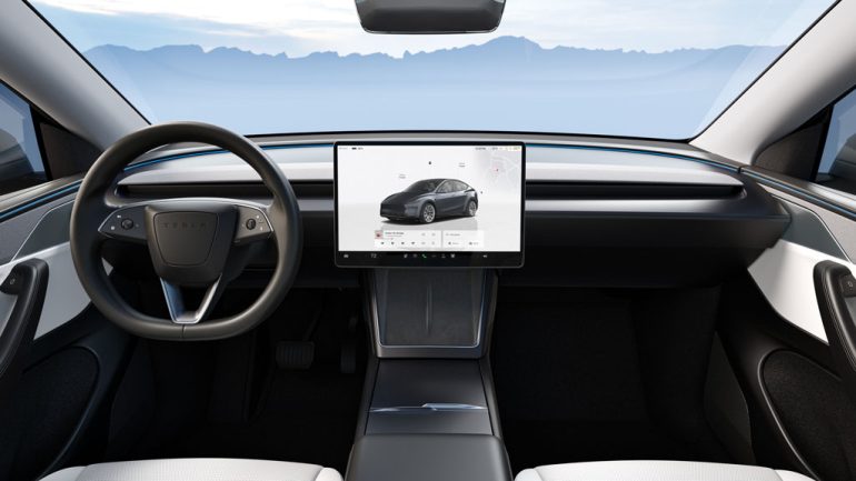 2026 Tesla Model Y dashboard