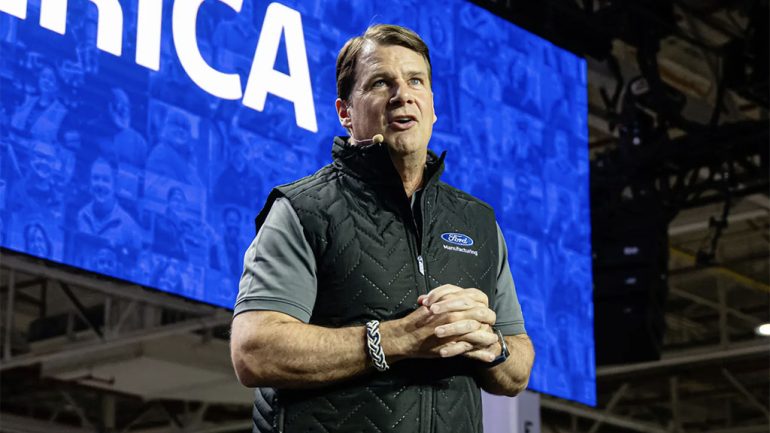 Ford CEO Warns Chinese Automakers Could Enter the U.S. Within the Next Decade
