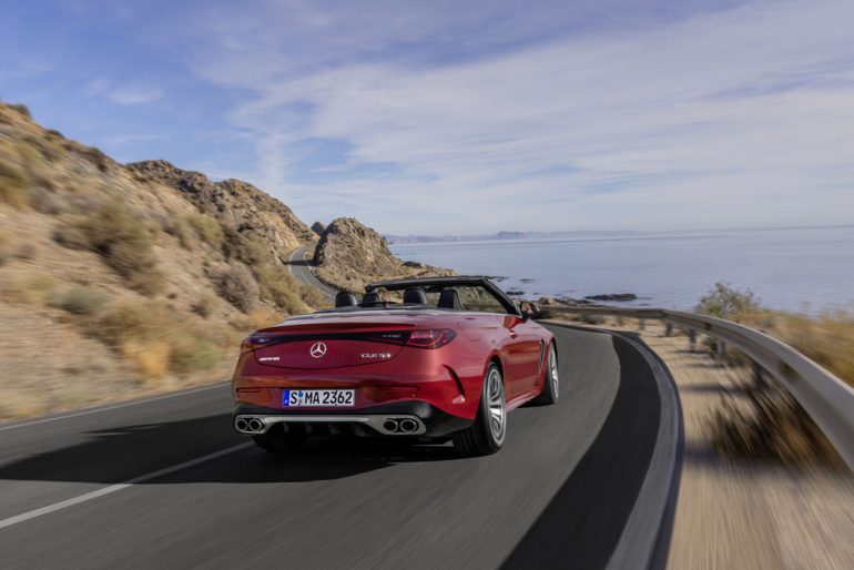 Mercedes-AMG CLE 53 cabriolet rear