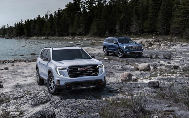 2027 GMC Acadia line