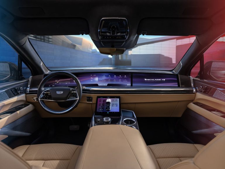 2026 Cadillac ESCALADE IQ dashboard