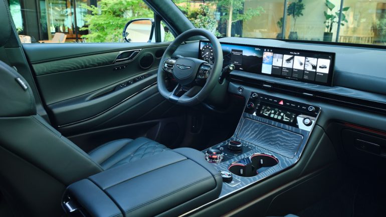 2026 Genesis GV80 Coupe interior dashboard
