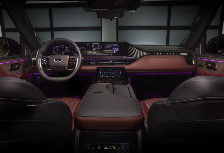 2026 INFINITI QX80 interior dashboard