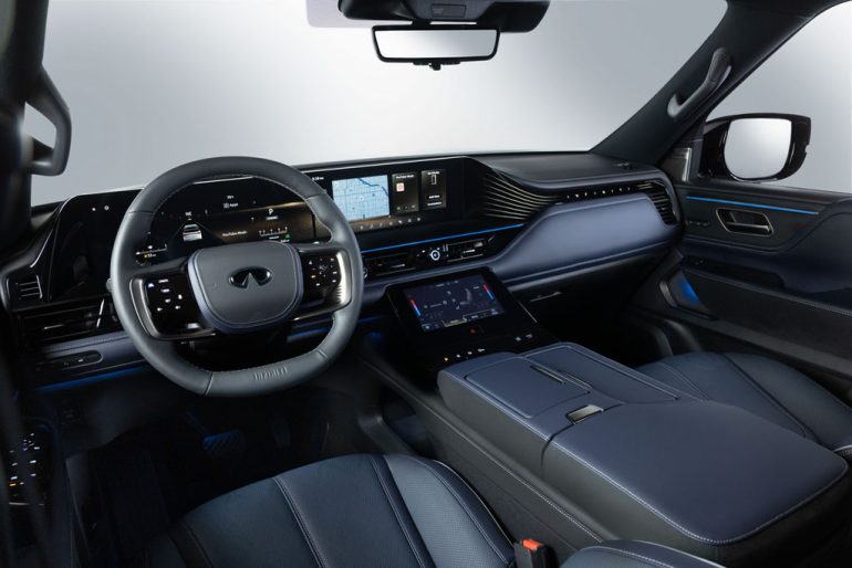 2026 INFINITI QX80 dashboard