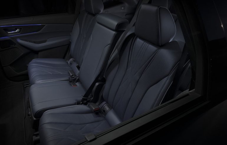 2026 acura mdx type s second row seats