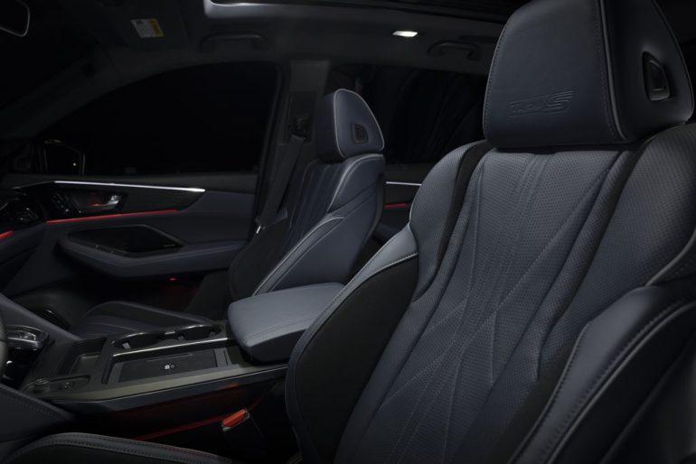 2026 acura mdx type s front seats