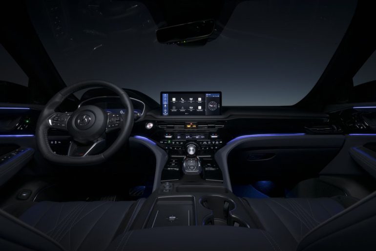 2026 acura mdx type s dashboard interior
