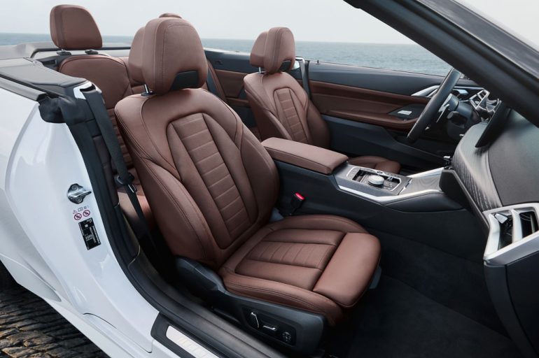 2026 bmw 4 series convertible seats